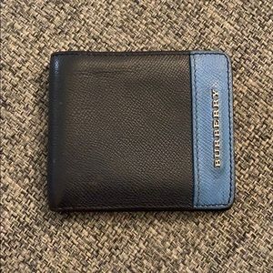Used Men’s authentic Burberry Wallet, Two Tone